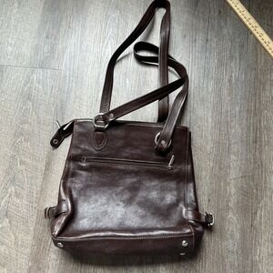 Vintage French Texier Leather Shoulder Bag/Purse All Leather Very Good Condition